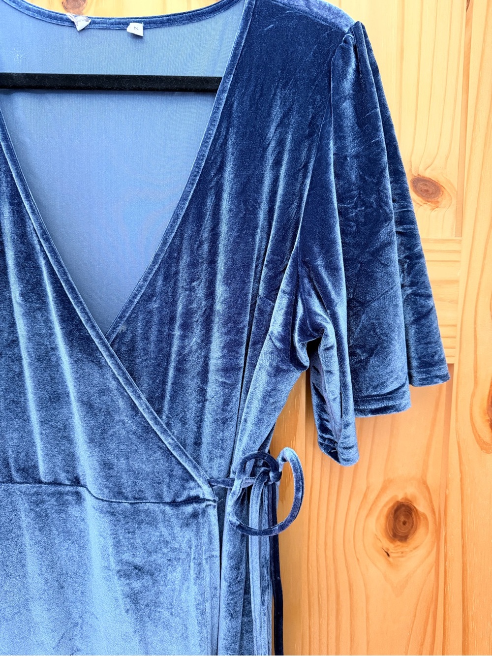 Baltic Born Katelyn Velvet Maxi Wrap Dress